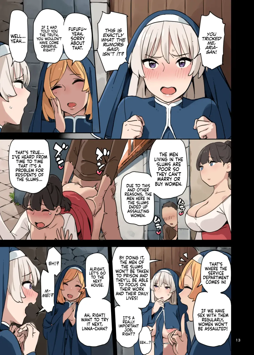 Houshibu o Kengaku Shiyou! | Let's Visit The Service Department! Fhentai - Page 13