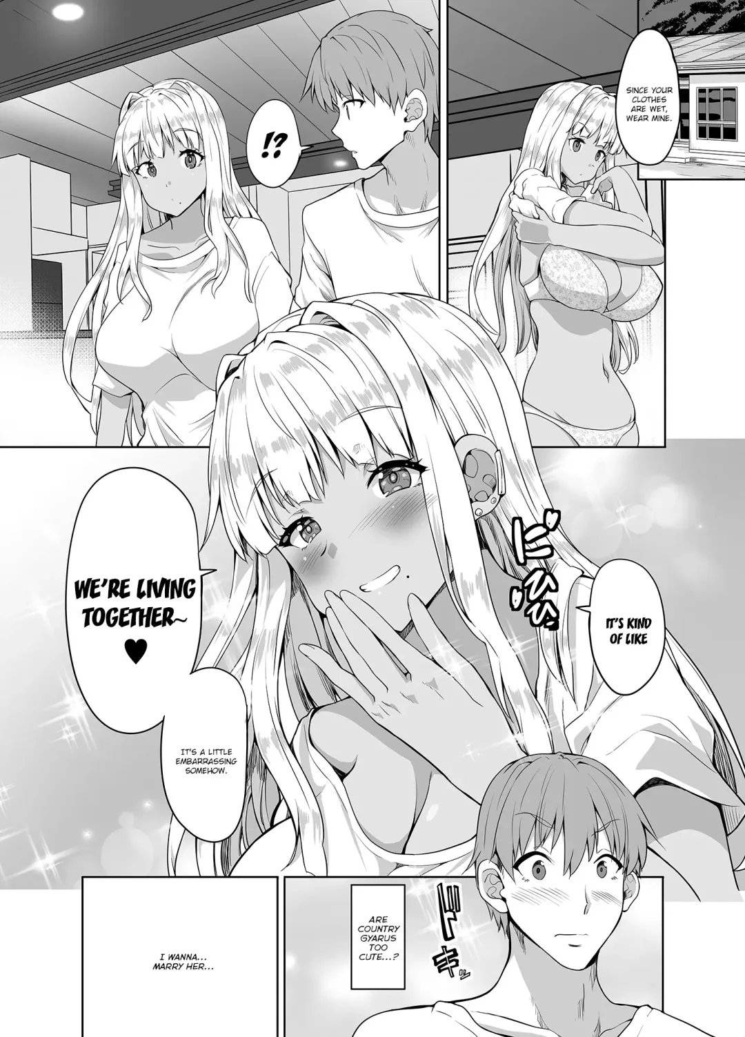 [Kaduchi] Inaka no Kuro Gal JK to Kekkon shimashita | I Married a Country Kuro-Gyaru JK Fhentai - Page 22