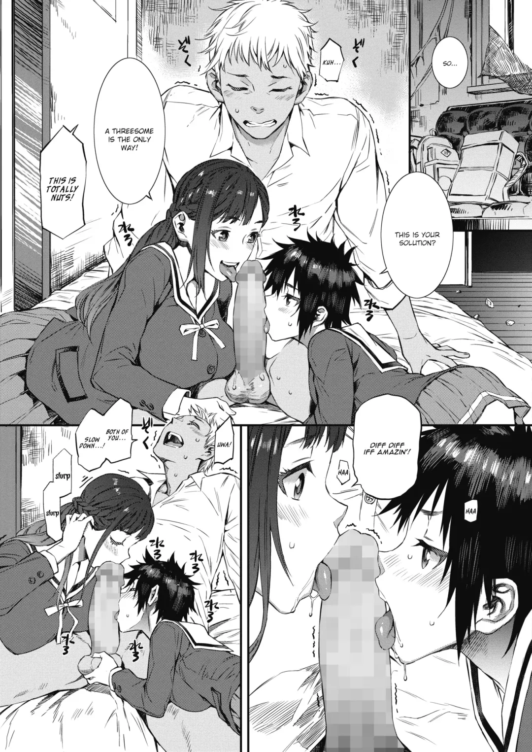 [Musashimaru] Houkago Threesome! | After-school Threesome! Fhentai - Page 9