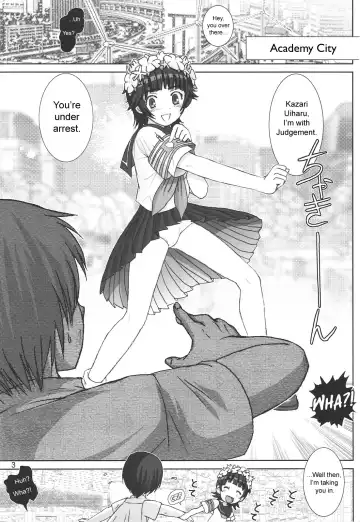 [Haruki Genia] Uiharu no Oyorokobi Moushiagemasu | Uiharu's Serving Satisfaction Fhentai - Page 3