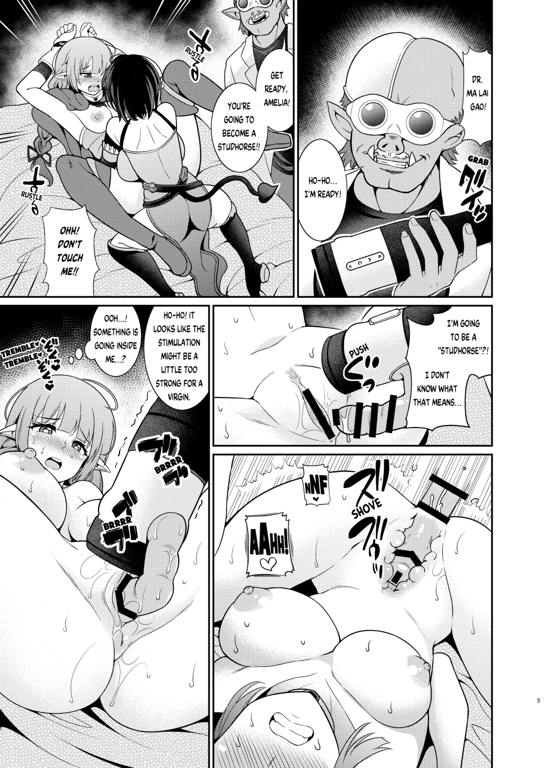 [Shikigami Kuroko] Futanari Elf no Tanetsuke Bokujou 1 | Futanari Elf Breeding Farm 1 Fhentai - Page 5