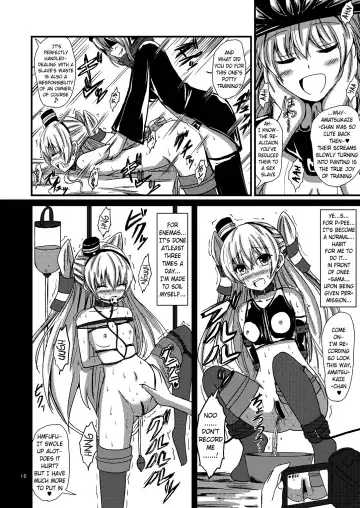 [Aikawa Ryou] Kuubo Wo-Kyuu-chan no Amatsukaze Yuri Dorei Choukyou ~Shuuchi 3P Choukyou Hen~ | Standard Carrier Wo-Class's Amatsukaze Yuri Slave Training ~Threesome Training~ Fhentai - Page 17