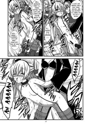 [Aikawa Ryou] Kuubo Wo-Kyuu-chan no Amatsukaze Yuri Dorei Choukyou ~Shuuchi 3P Choukyou Hen~ | Standard Carrier Wo-Class's Amatsukaze Yuri Slave Training ~Threesome Training~ Fhentai - Page 18