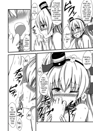 [Aikawa Ryou] Kuubo Wo-Kyuu-chan no Amatsukaze Yuri Dorei Choukyou ~Shuuchi 3P Choukyou Hen~ | Standard Carrier Wo-Class's Amatsukaze Yuri Slave Training ~Threesome Training~ Fhentai - Page 5