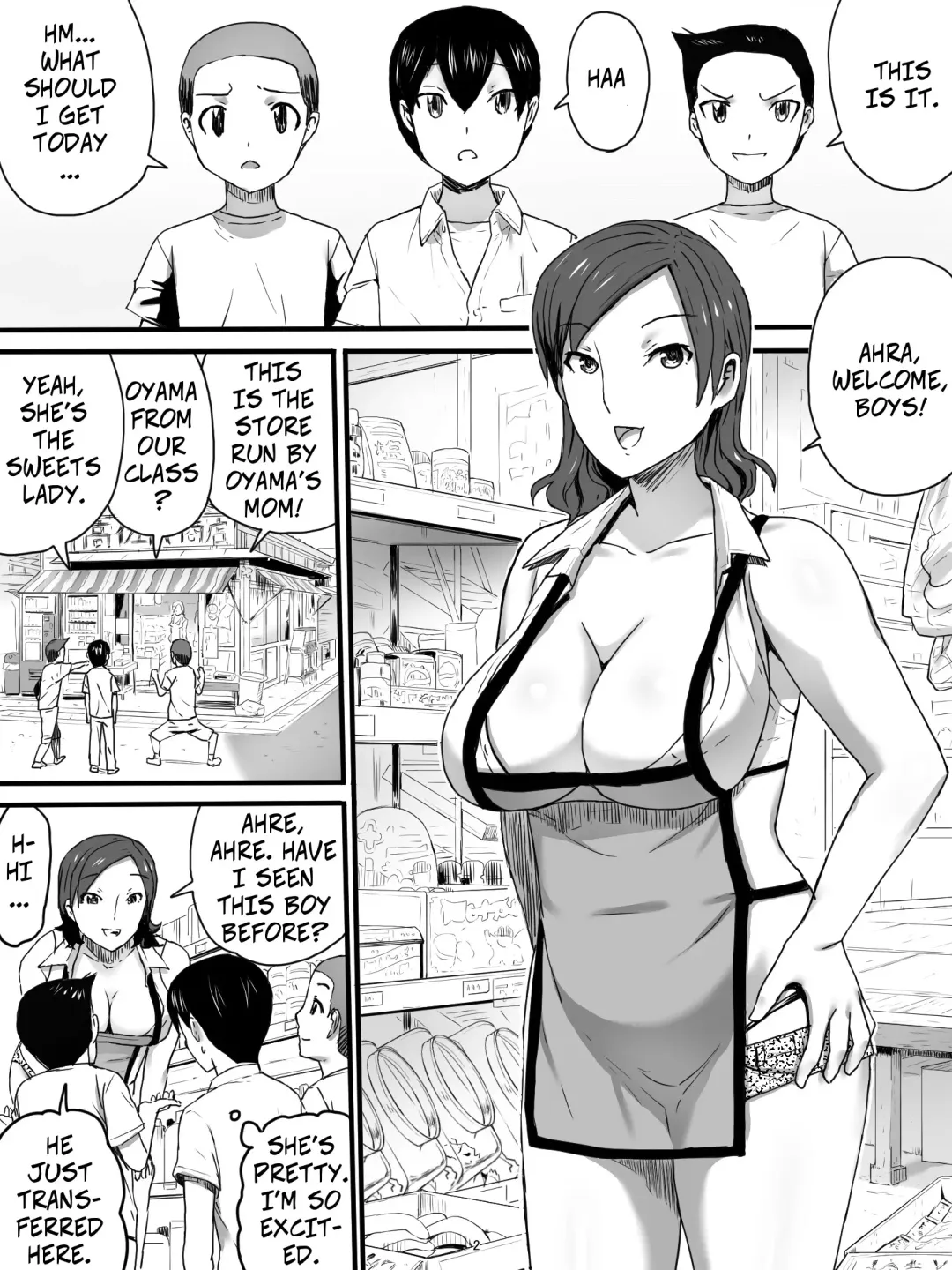 Dagashi-ya no Oba-chan | The Sweets Lady Fhentai - Page 3