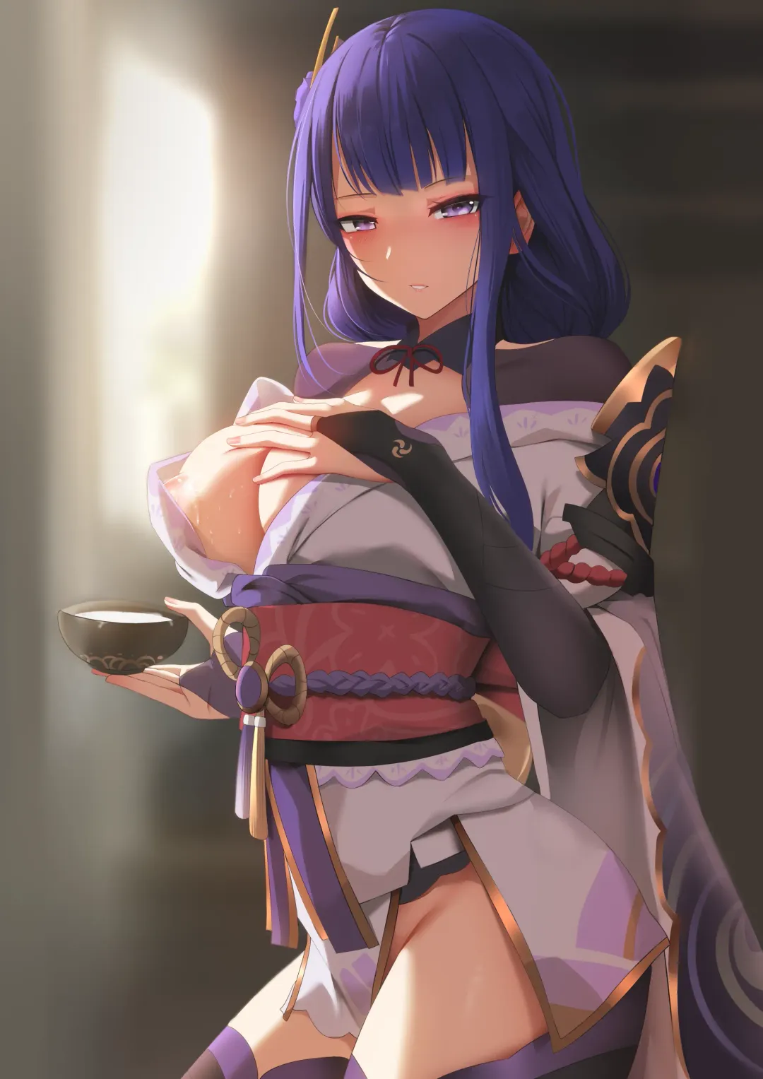 [Ginhaha] Raiden Shōgun to Goshujinsama Fhentai - Page 2