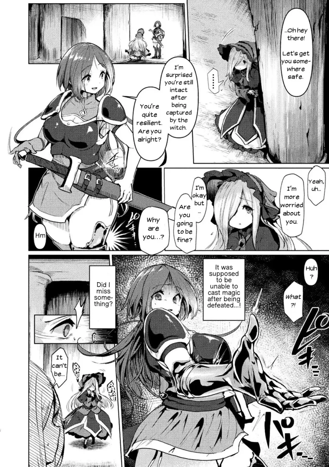 [Calpish] Onna Yuusha, Jintai Shasei ni Chiru | The Heroine Who Ejaculated Out Her Body Fhentai - Page 2