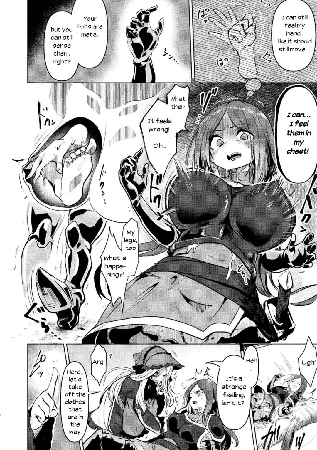 [Calpish] Onna Yuusha, Jintai Shasei ni Chiru | The Heroine Who Ejaculated Out Her Body Fhentai - Page 4