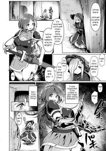 [Calpish] Onna Yuusha, Jintai Shasei ni Chiru | The Heroine Who Ejaculated Out Her Body Fhentai - Page 2