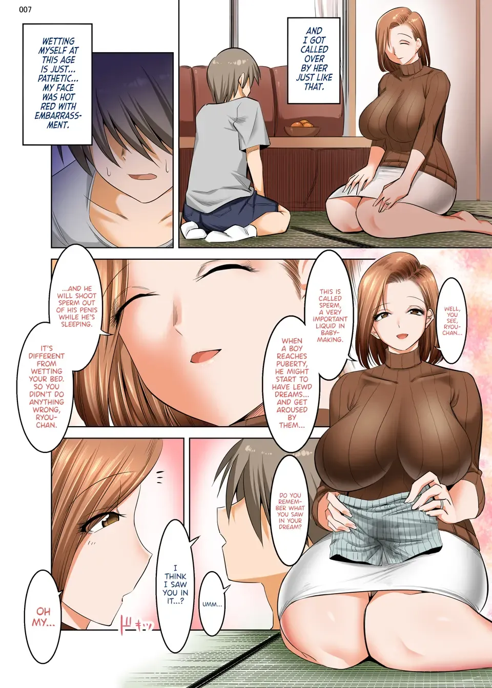 [Shuten Douji] Ottori Mama wa Musuko no Onedari ni Yowai | Gentle Stepmom Can't Refuse Her Son's Pleading Fhentai - Page 7
