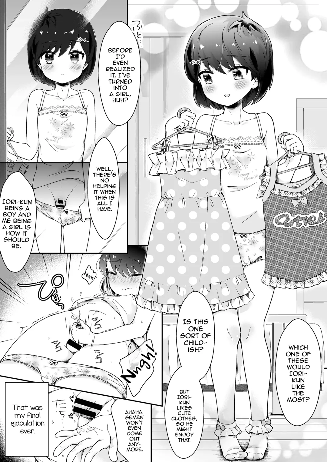 [Midoriiro] Onnanoko ni Natta Akemu-kun to Otokonoko ni Natta Iori-chan Fhentai - Page 13
