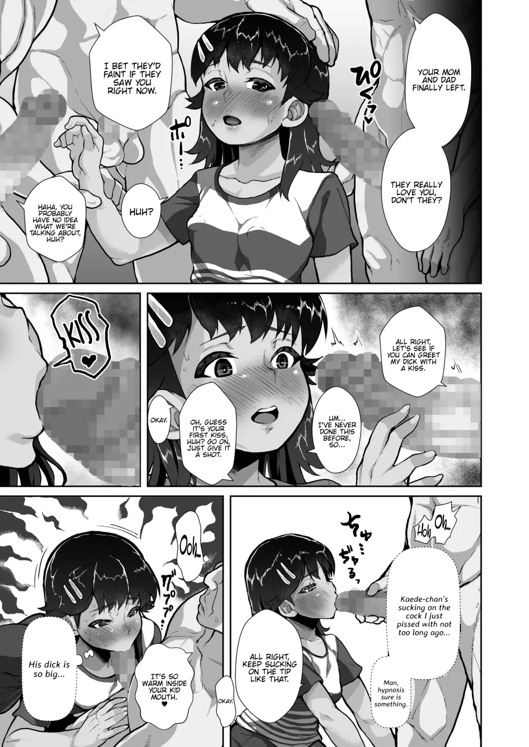 [Sayryu] Kaede-chan no Anji de Love Hame Club~Ojisan-tachi ga Saimin Tsukatte Bishoujo ni Tanetsuke Kyousou~ Fhentai - Page 6