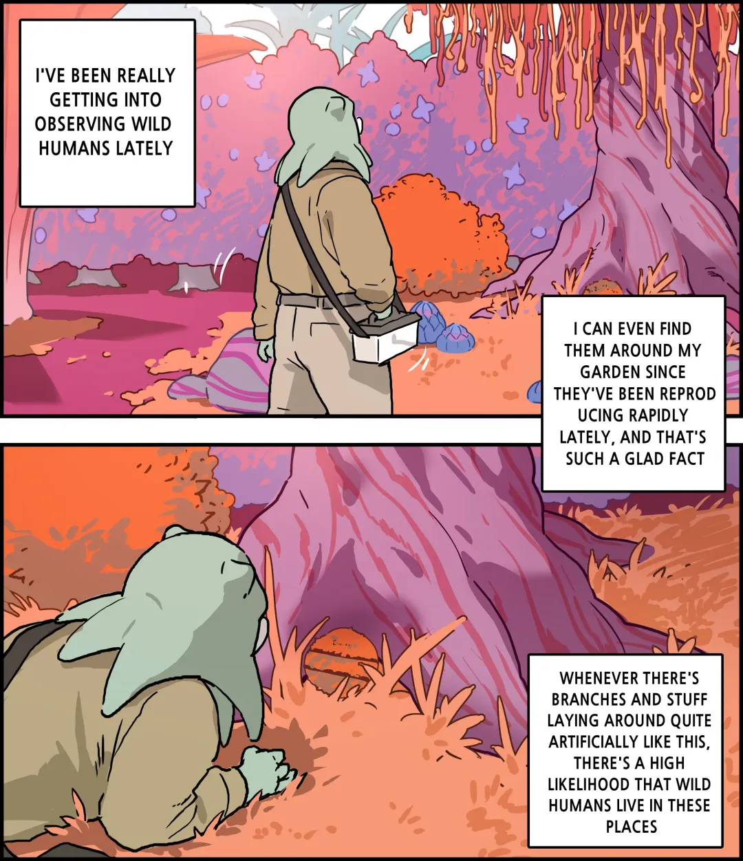 [Ppatta] Yasei Ningen Kansatsu Nisshi | Wild Human Observation Record Fhentai - Page 1