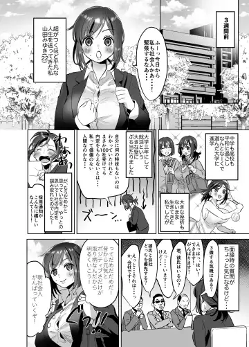 [Suzuki Shungyou] Shinjin OL-chan no Yuuutsu -Jisseki Tobikomi Makura Eigyou Hen- Fhentai - Page 3