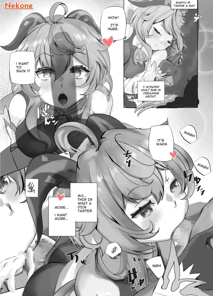 [Nekone] Ganyu's Sweet Dream v2 Fhentai - Page 1