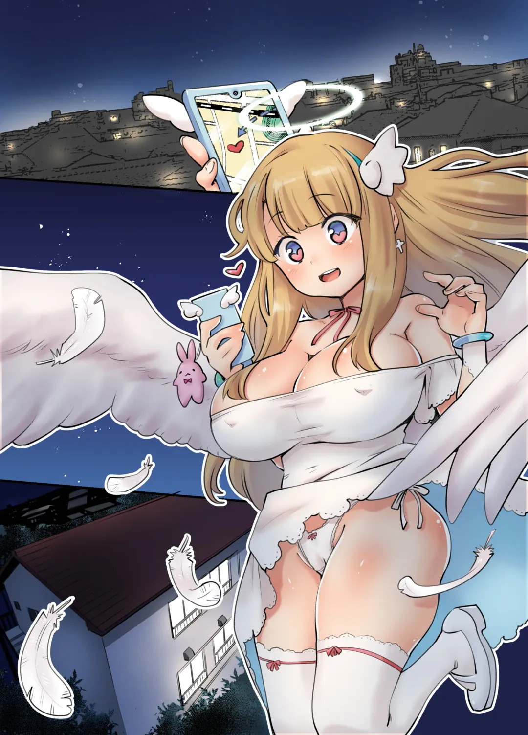 [Ryoji] Deliheal Yondara Techigai de Dougan Kyonyuu de Muku na Tenshi-chan ga Yattekita node, Tokoton Oide Shishi Tatta w Fhentai - Page 24