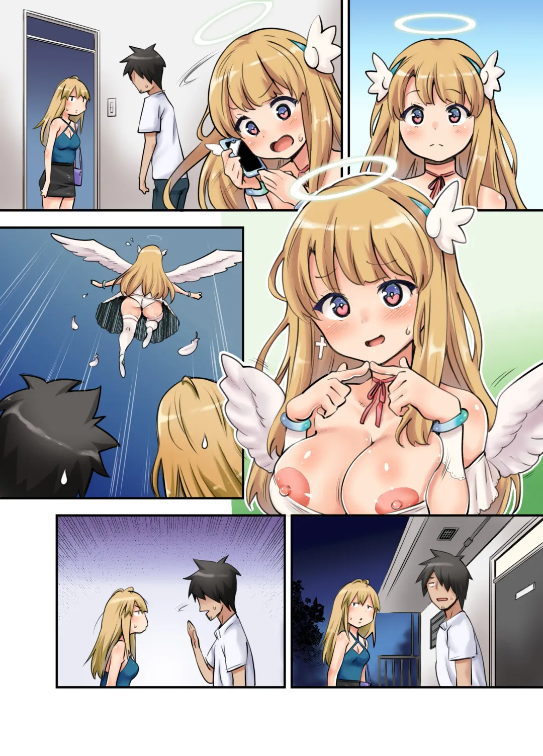 [Ryoji] Deliheal Yondara Techigai de Dougan Kyonyuu de Muku na Tenshi-chan ga Yattekita node, Tokoton Oide Shishi Tatta w Fhentai - Page 43