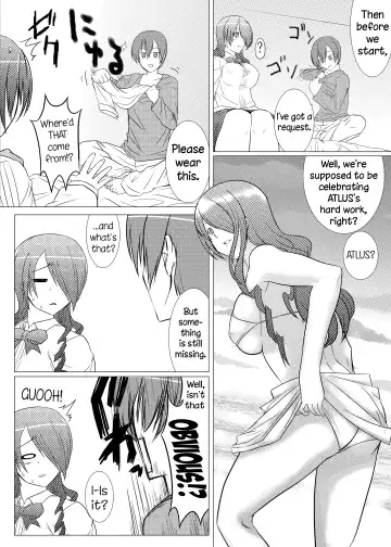 [Tabigarasu] Saigo wa Aegis dakedo Bokura wa Mitsuru-ha F | Aigis may be canon, but we're Mitsuru fans F. Fhentai - Page 7