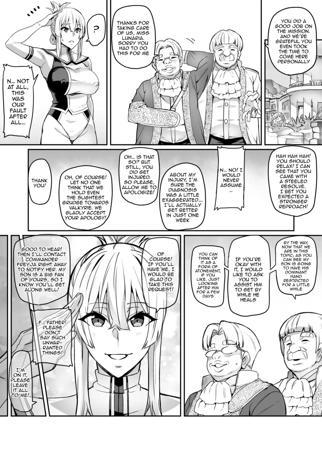 [Hatoba Akane] Touma Senki Cecilia IF Lunaria to Hentai Ouzoku no Wana ~Songen Houki Hen~ | Demon Slaying Battle Princess Cecilia IF Lunaria and the Trap of the Perverted Royal Family ~Throwing Away Dignity Edition~ Fhentai - Page 3