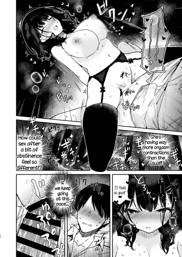 [Mutou Koucha] Seiyoku Tsuyome na Kanojo to Kinyoku Kaikin Renzoku Shasei Ecchi Fhentai - Page 10