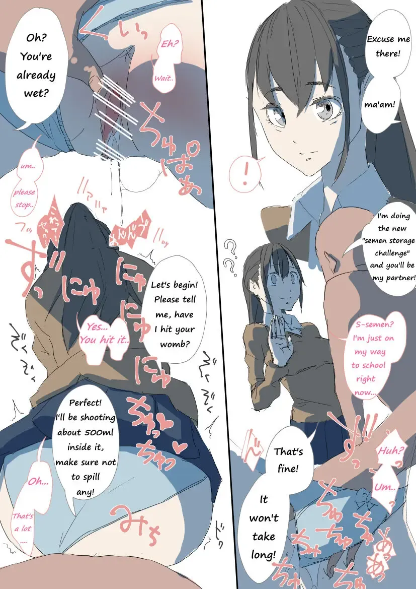[Din] Seieki Tamekomi Challenge | Semen Storage Challenge Fhentai - Page 2