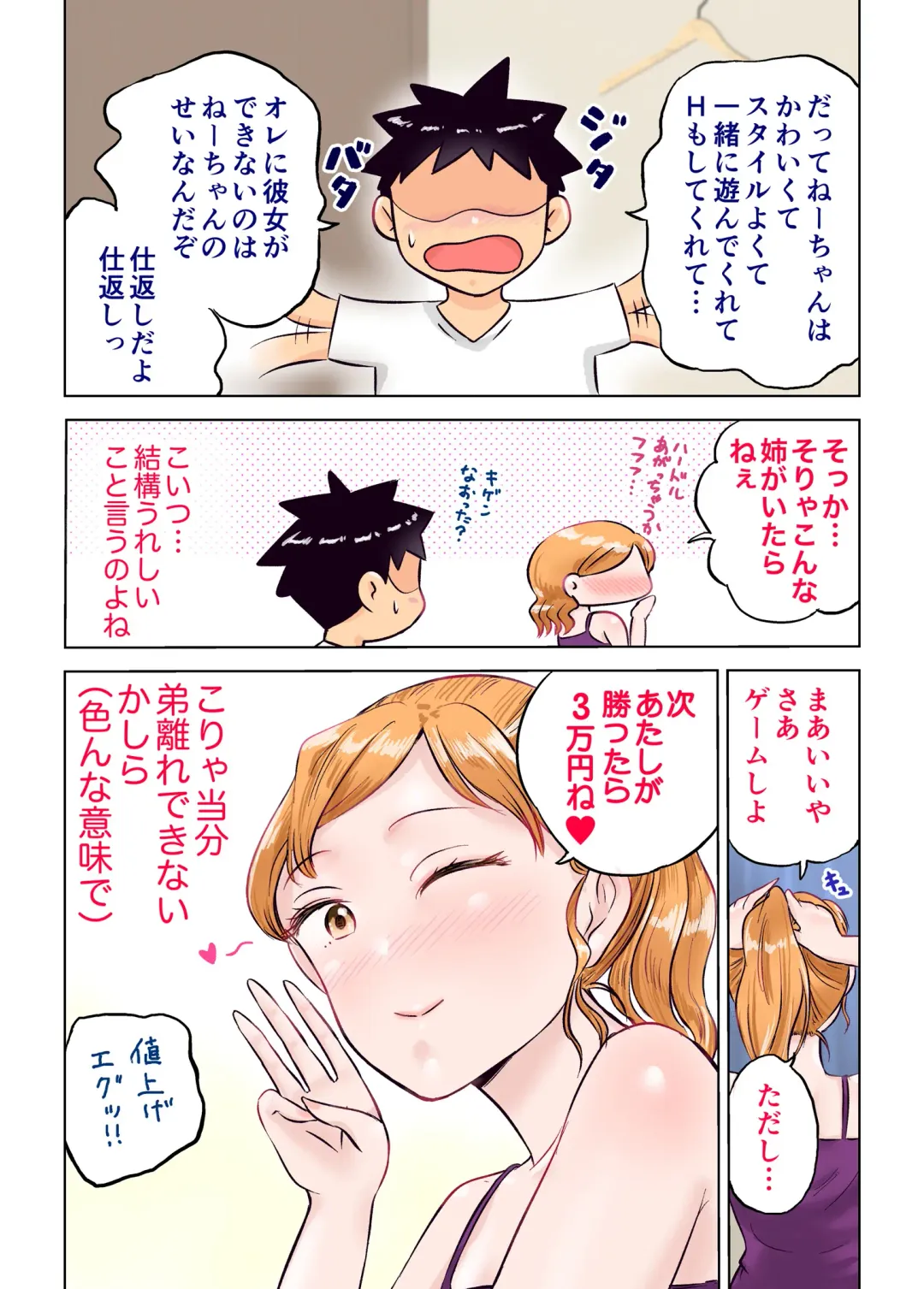 Nee-chan to Game Taiketsu de Ecchi na Onegaishitemita Fhentai - Page 49