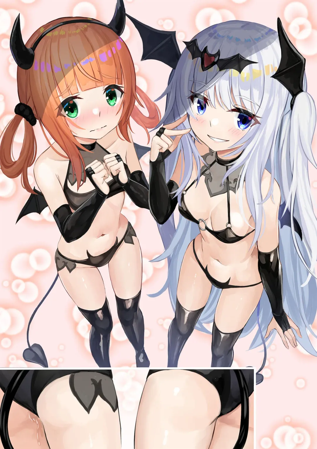 [Serei Teru] Aya to Kana -Succubus Cosplay Ecchi- Fhentai - Page 5