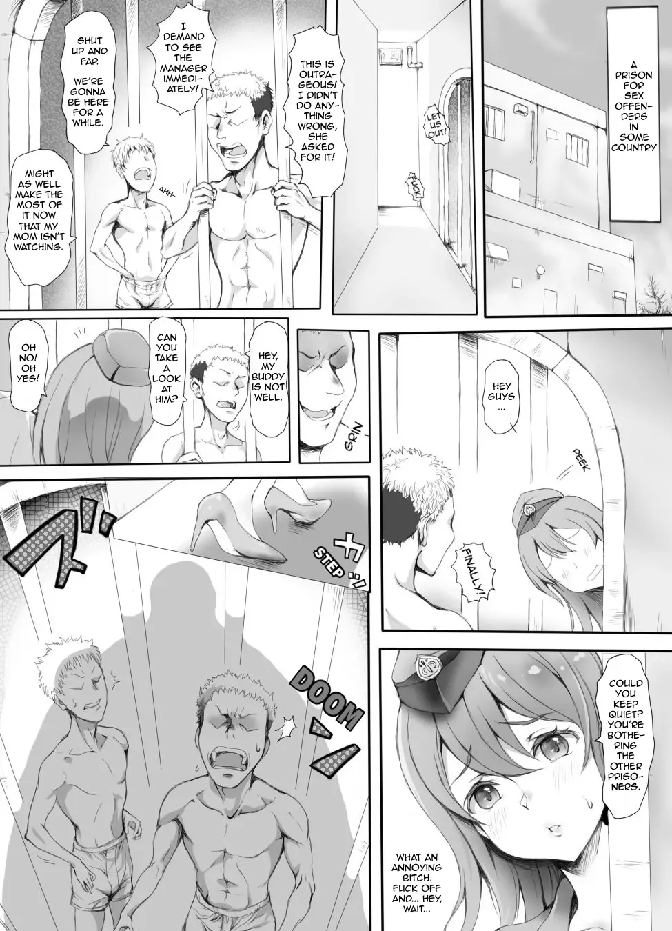 [Ariku] Appaku Sakusei Torawareru Karada | Horny Jail Fhentai - Page 1