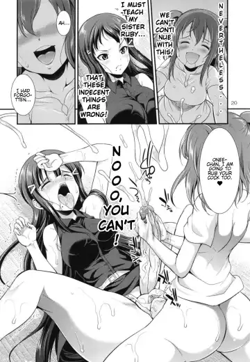 [Gekka Kaguya] FUTAqours side-dia&ruby Fhentai - Page 20