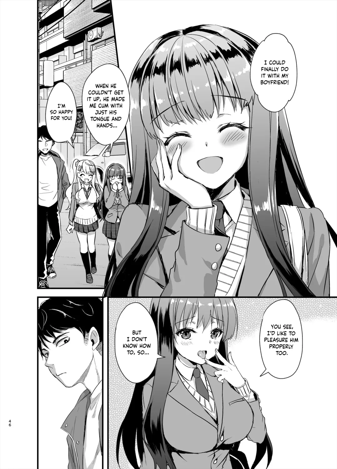 [Ayakawa Riku] Tomodachi no Toshiue Kareshi ni Renai Soudan Shite Shimatta Hanashi | The story of how I asked my friend's older boyfriend for love advice Fhentai - Page 45