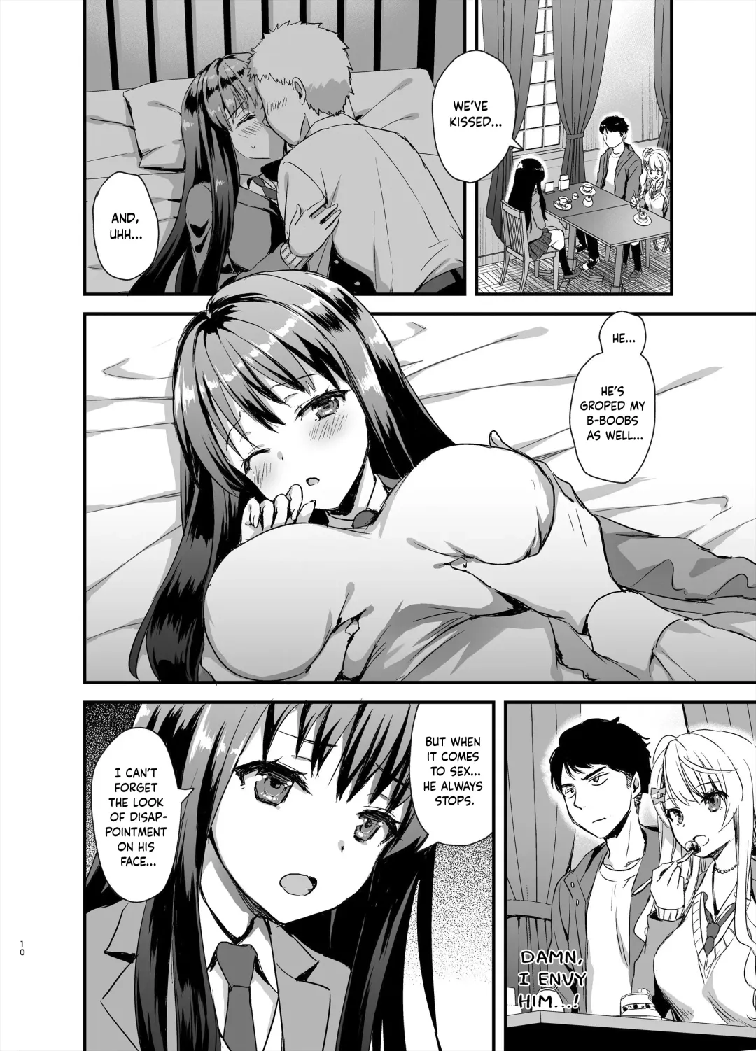 [Ayakawa Riku] Tomodachi no Toshiue Kareshi ni Renai Soudan Shite Shimatta Hanashi | The story of how I asked my friend's older boyfriend for love advice Fhentai - Page 9
