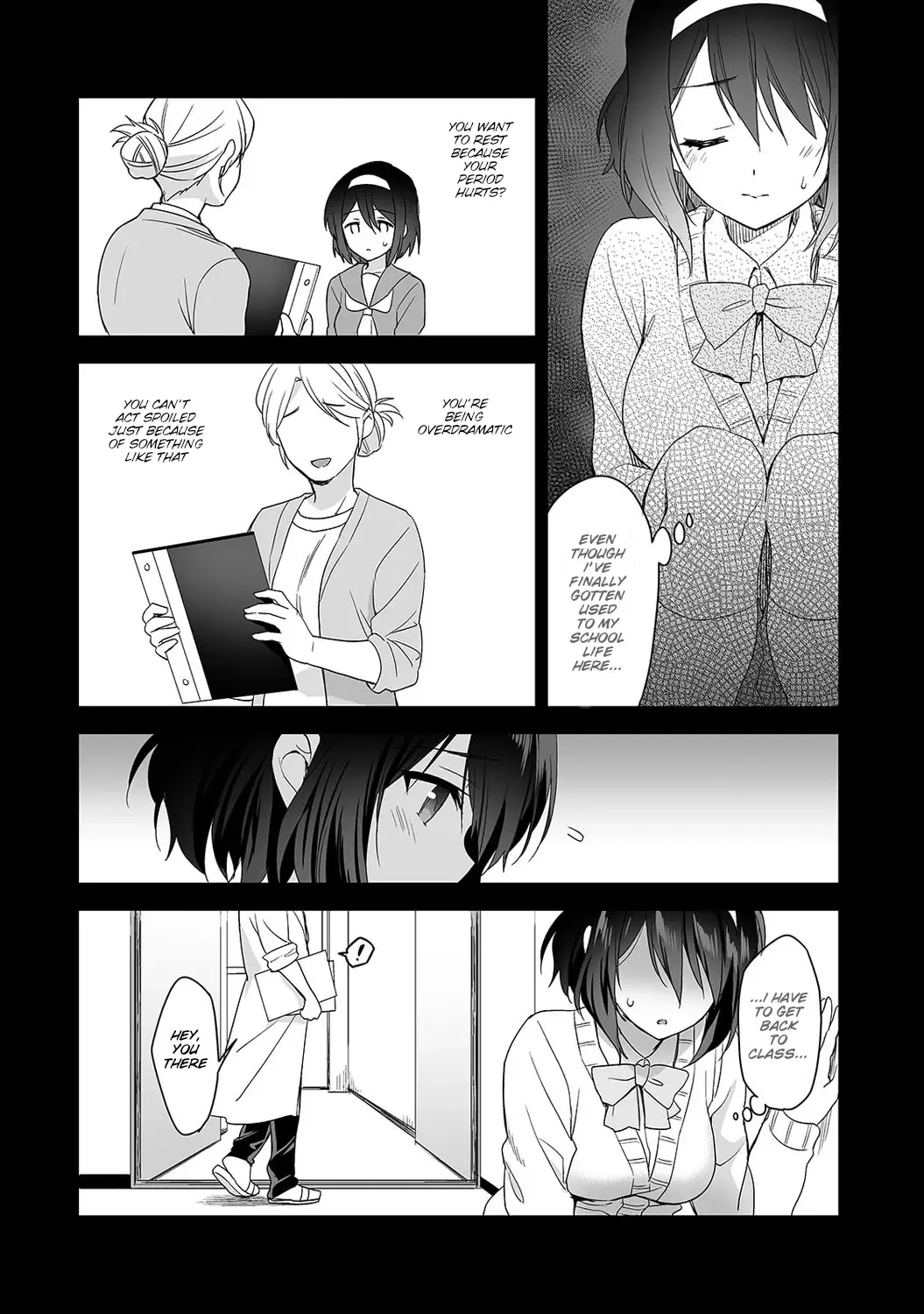 [Fuyuichi Monme] Amayakashi Jouzu no Nagasato-san ~Hokenshitsu de Yoshi Yoshi Ecchi!~ Ch. 3 Fhentai - Page 3