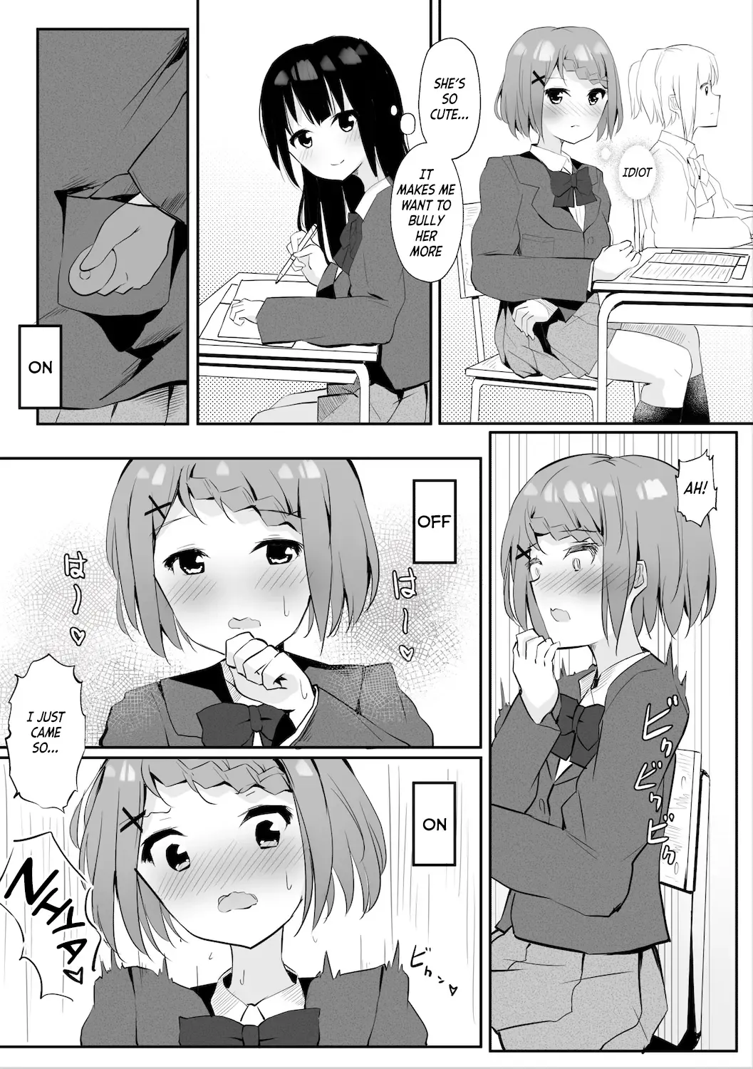 [Maguro Shining] Jugyouchuu ni RemoCon Rotor Tsukerareta Okaeshi ni Kousoku Les Sex Suru Hanashi | A Story About Tied Up Lesbian Sex in Return for Vibrator Play in the Middle of Class Fhentai - Page 11