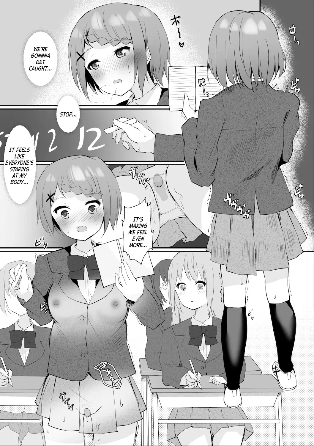 [Maguro Shining] Jugyouchuu ni RemoCon Rotor Tsukerareta Okaeshi ni Kousoku Les Sex Suru Hanashi | A Story About Tied Up Lesbian Sex in Return for Vibrator Play in the Middle of Class Fhentai - Page 15