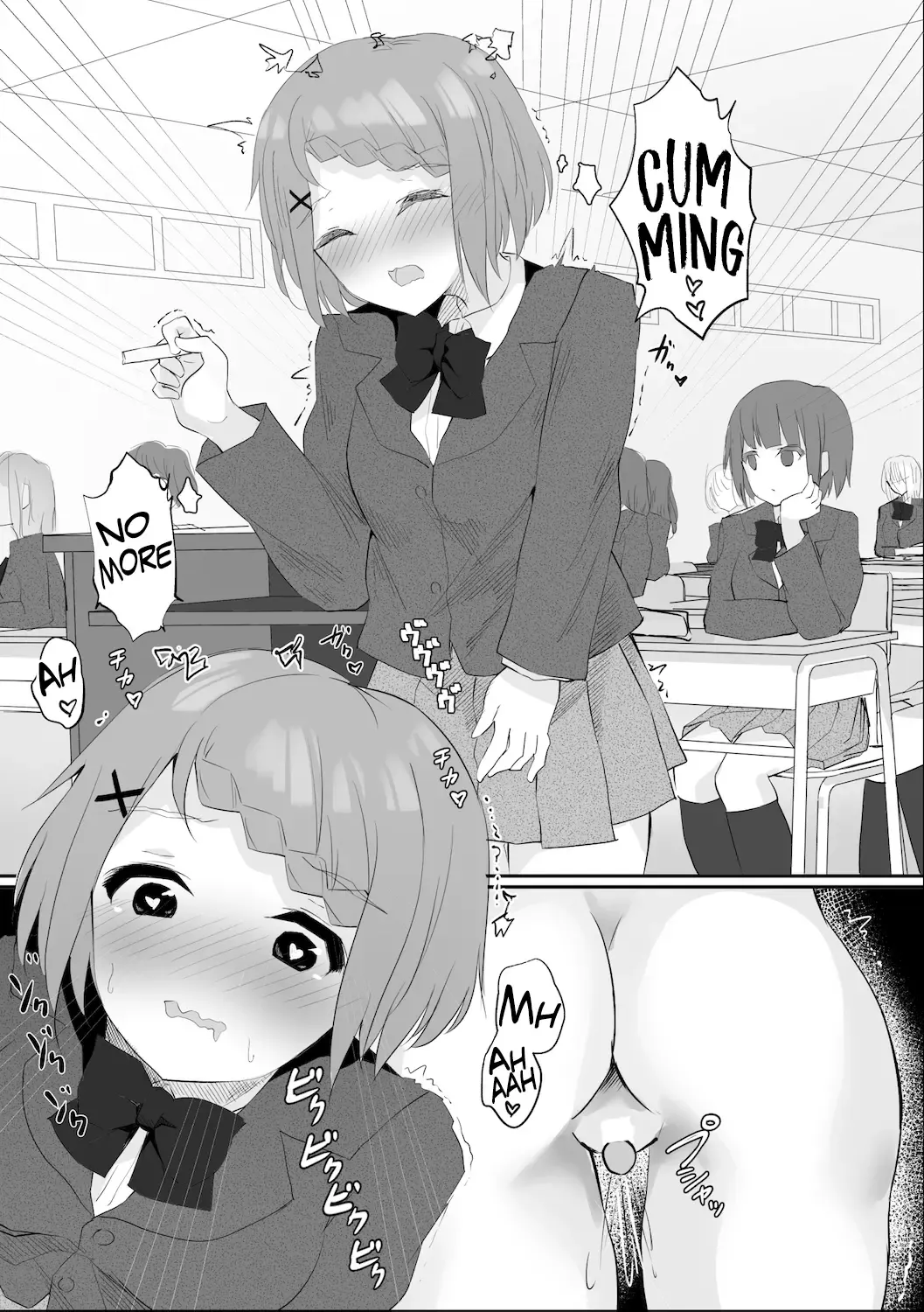 [Maguro Shining] Jugyouchuu ni RemoCon Rotor Tsukerareta Okaeshi ni Kousoku Les Sex Suru Hanashi | A Story About Tied Up Lesbian Sex in Return for Vibrator Play in the Middle of Class Fhentai - Page 18