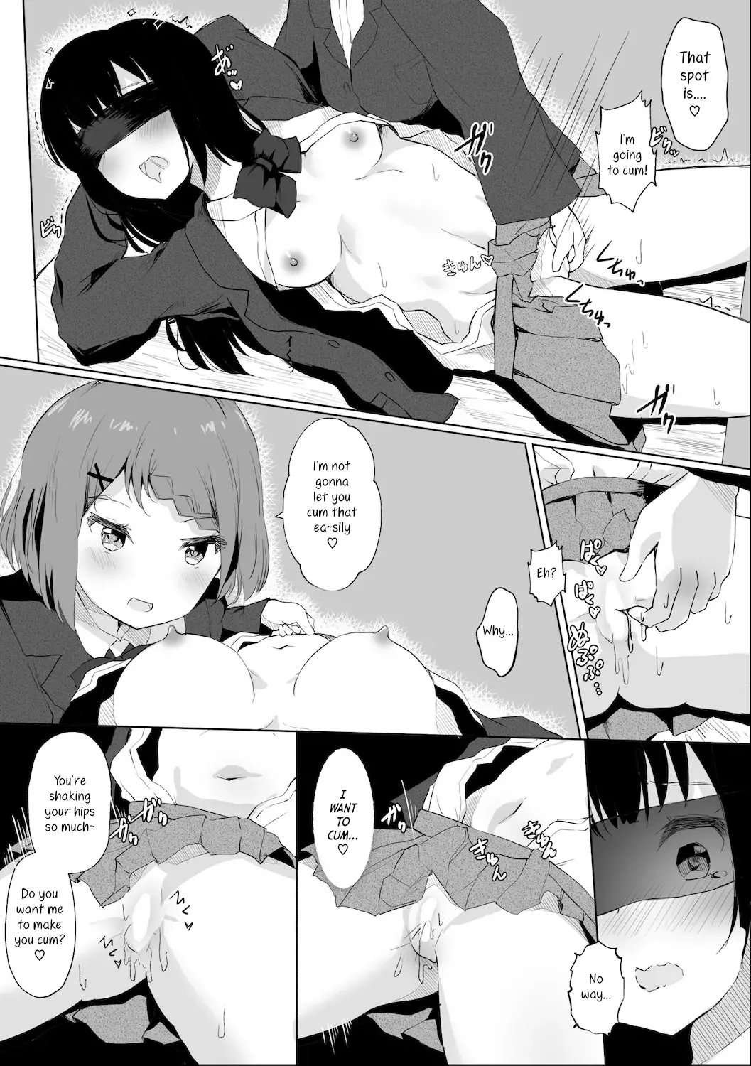 [Maguro Shining] Jugyouchuu ni RemoCon Rotor Tsukerareta Okaeshi ni Kousoku Les Sex Suru Hanashi | A Story About Tied Up Lesbian Sex in Return for Vibrator Play in the Middle of Class Fhentai - Page 32