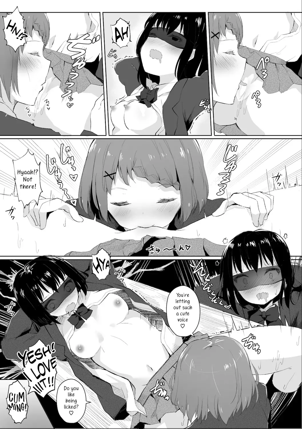 [Maguro Shining] Jugyouchuu ni RemoCon Rotor Tsukerareta Okaeshi ni Kousoku Les Sex Suru Hanashi | A Story About Tied Up Lesbian Sex in Return for Vibrator Play in the Middle of Class Fhentai - Page 40