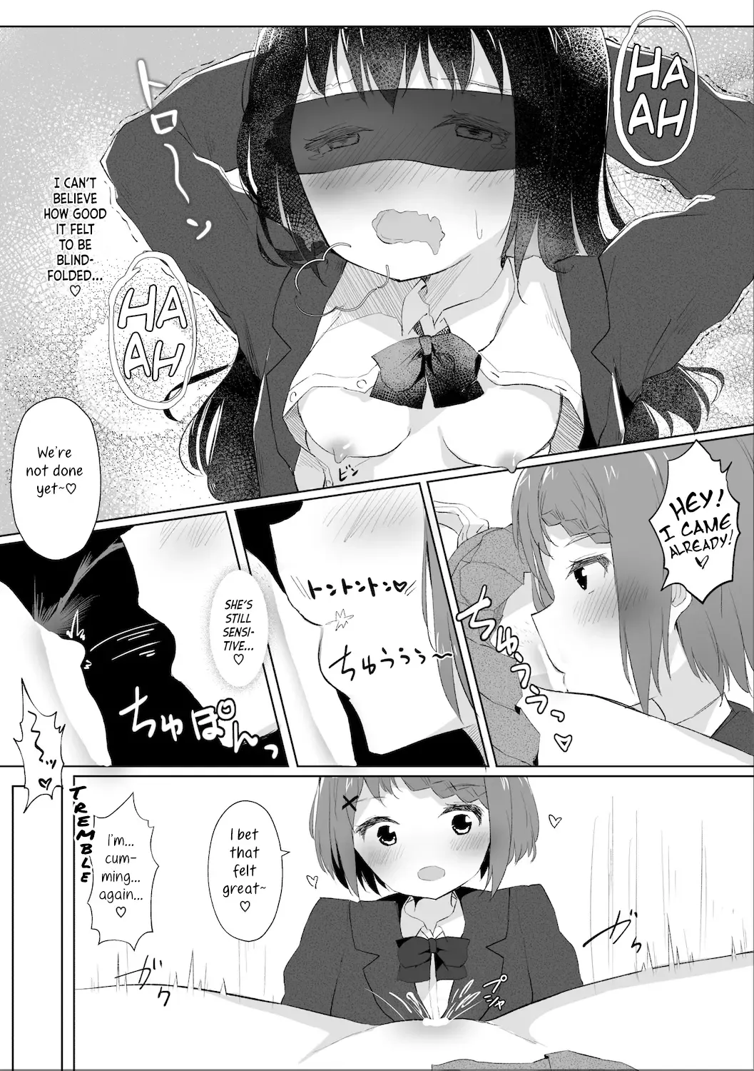 [Maguro Shining] Jugyouchuu ni RemoCon Rotor Tsukerareta Okaeshi ni Kousoku Les Sex Suru Hanashi | A Story About Tied Up Lesbian Sex in Return for Vibrator Play in the Middle of Class Fhentai - Page 42