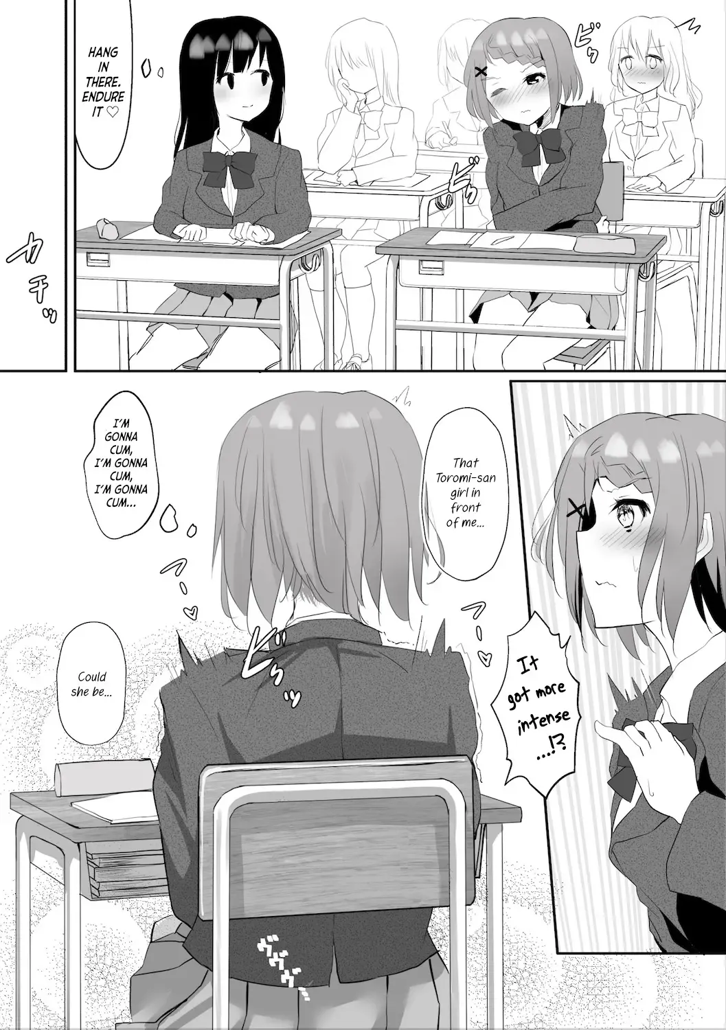 [Maguro Shining] Jugyouchuu ni RemoCon Rotor Tsukerareta Okaeshi ni Kousoku Les Sex Suru Hanashi | A Story About Tied Up Lesbian Sex in Return for Vibrator Play in the Middle of Class Fhentai - Page 9