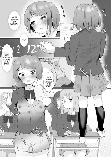 [Maguro Shining] Jugyouchuu ni RemoCon Rotor Tsukerareta Okaeshi ni Kousoku Les Sex Suru Hanashi | A Story About Tied Up Lesbian Sex in Return for Vibrator Play in the Middle of Class Fhentai - Page 15