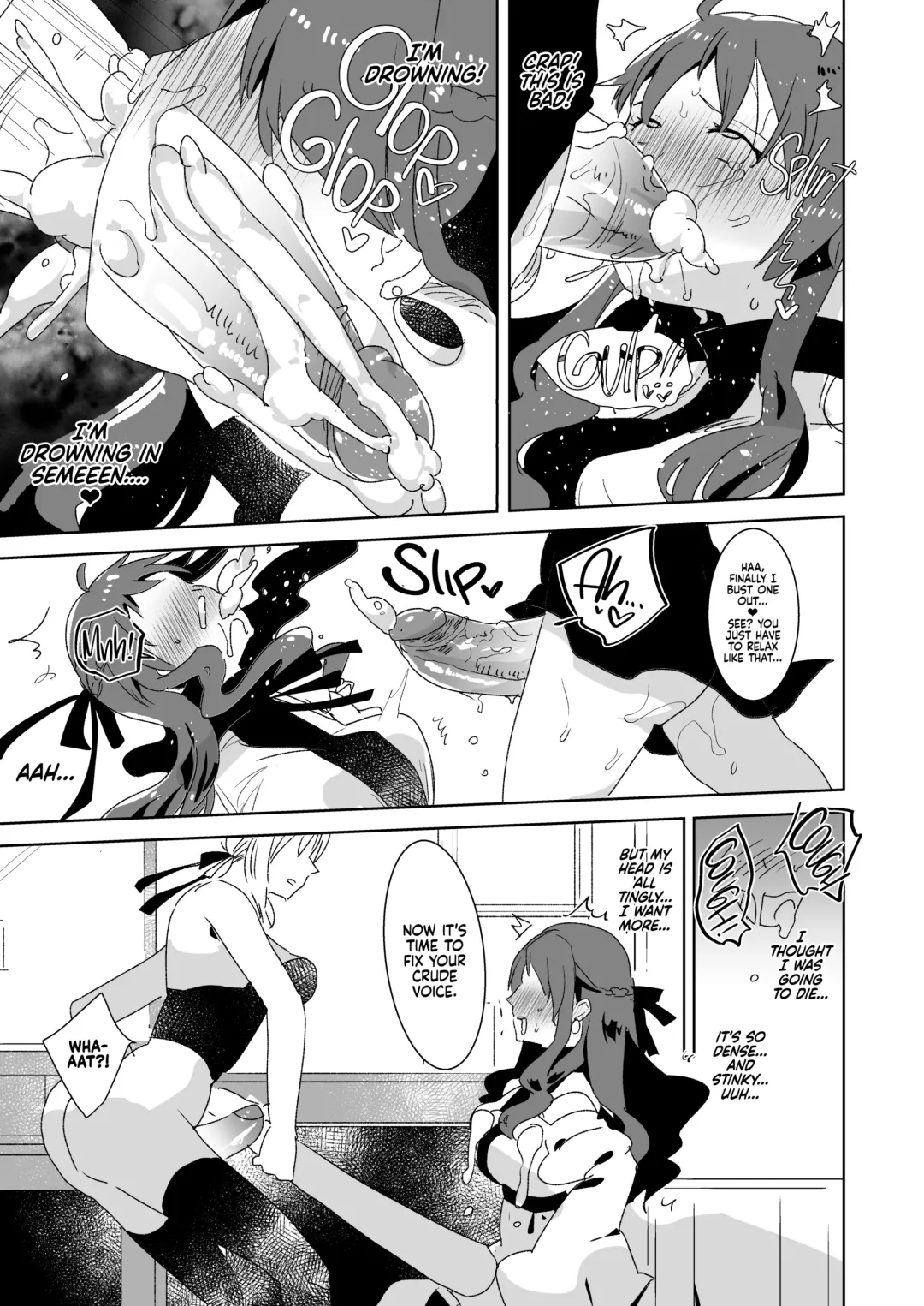 [Aimaitei Umami] Futanari Alter-tachi ni Josou Shita Ore ga Okasareru Hanashi | Crossdressing and Getting Fucked by Futanari Alters to Learn the Pleasures of Being a Woman (decensored) Fhentai - Page 10