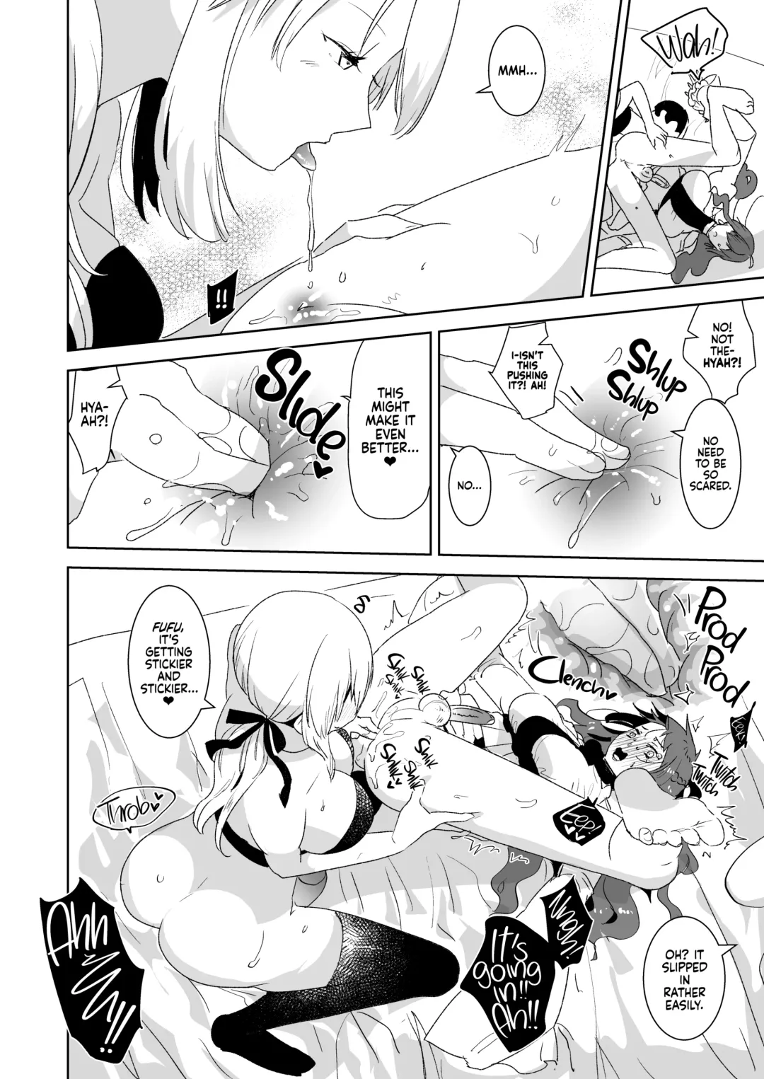 [Aimaitei Umami] Futanari Alter-tachi ni Josou Shita Ore ga Okasareru Hanashi | Crossdressing and Getting Fucked by Futanari Alters to Learn the Pleasures of Being a Woman (decensored) Fhentai - Page 11