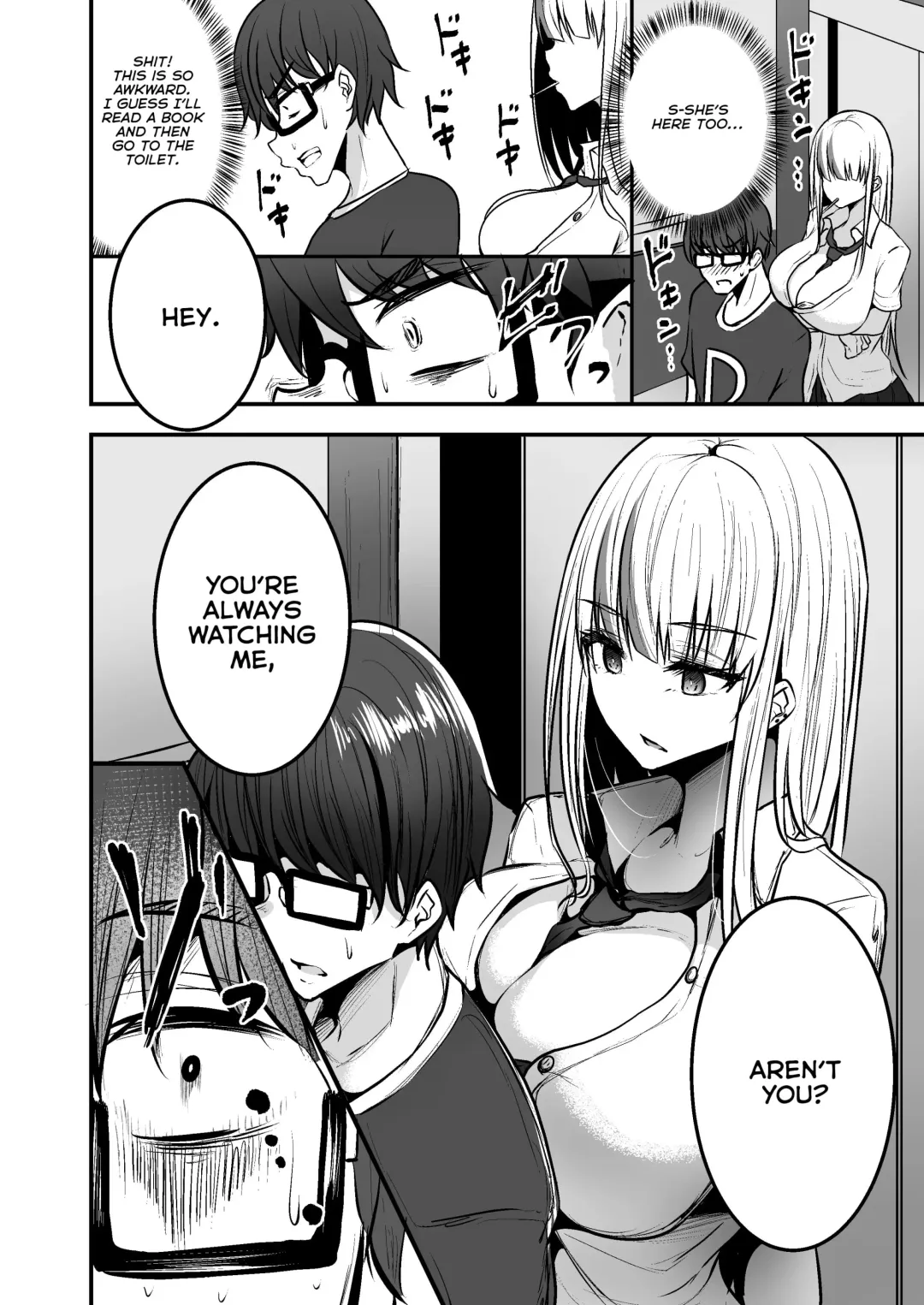 [Coburaco] Toshokan de Benkyou Shiteitara Itsumo Kuru Gal JK ni... Fhentai - Page 8