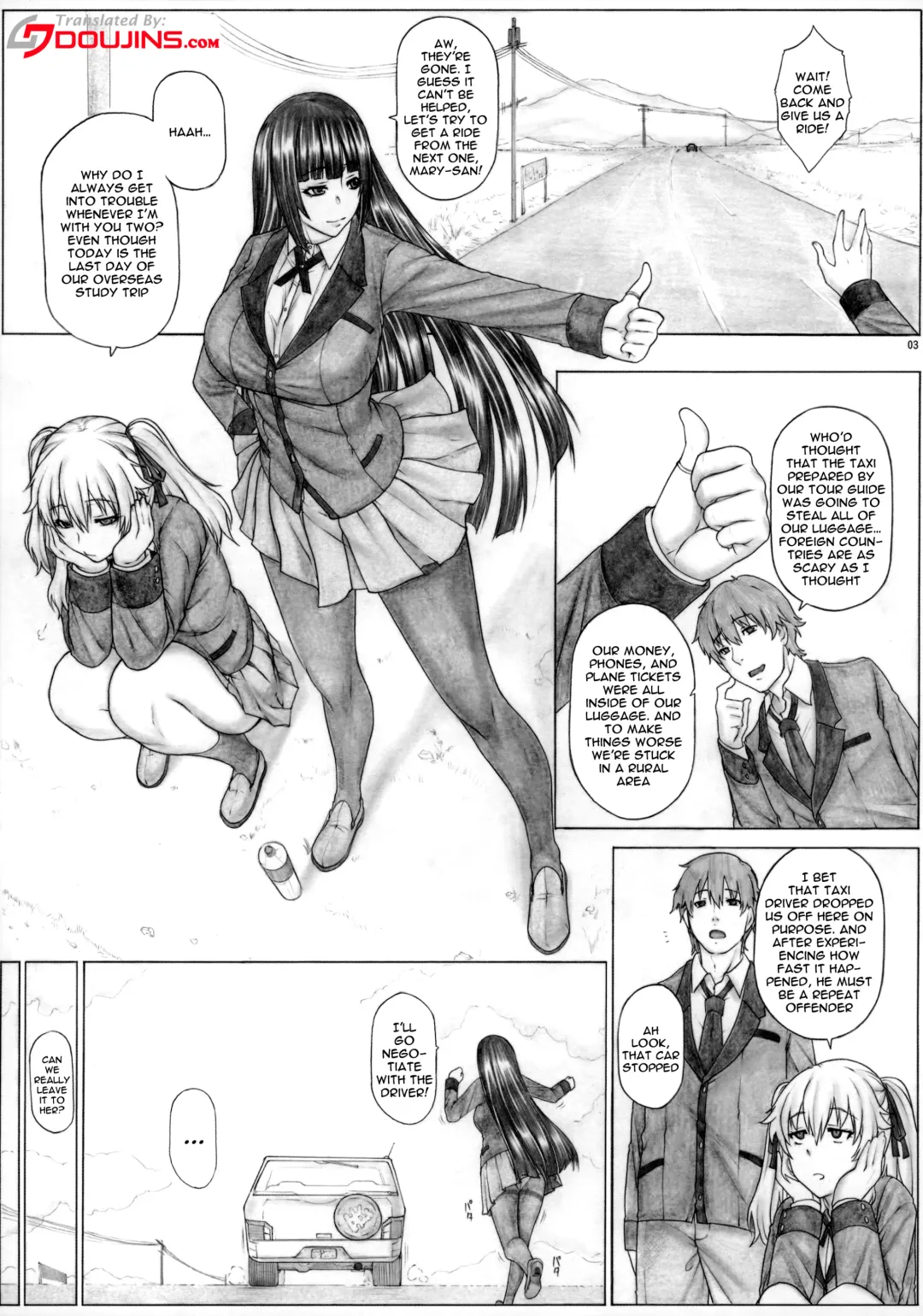 [Kutani] Angel's stroke 133 Hamegurui 4km Hitchhike Shinagara Sex Dai Race!! Shuugaku Ryokou Hen Fhentai - Page 4
