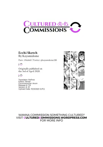 [Kayumidome] Ecchi Sketch | Lewd Sketch Fhentai - Page 43