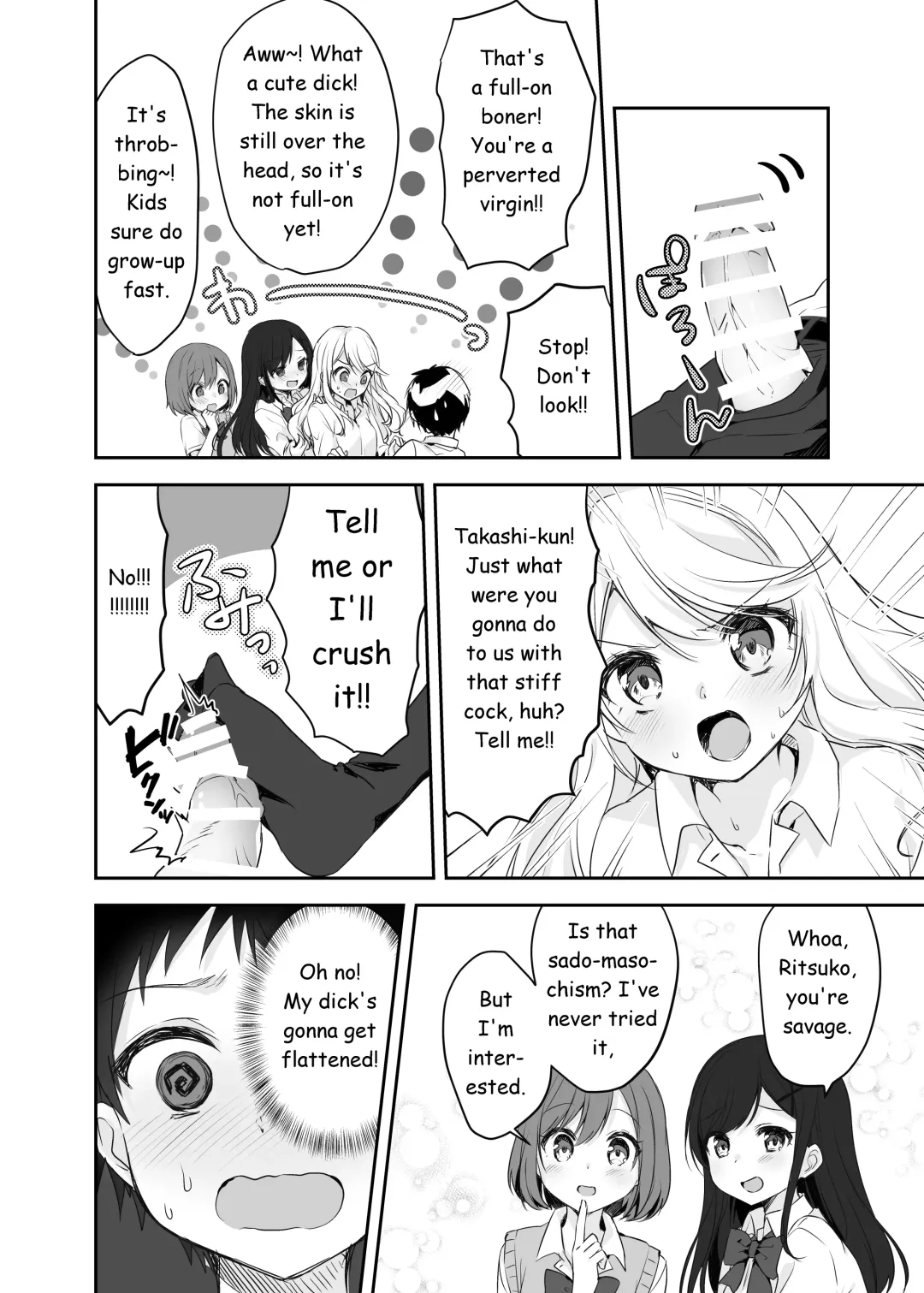 Boku no Onee-chan to Tomodachi wo Nemurasete Osottemitara Kaeriuchi ni Atta | The Tables were Turned when I tried to Rape my Sister and her Friends while they were Asleep Fhentai - Page 12