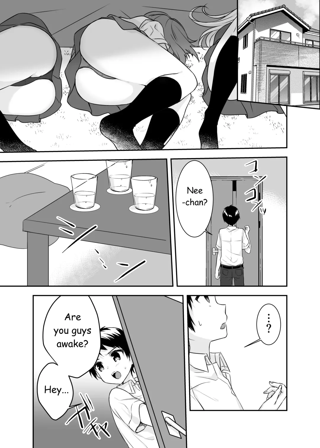 Boku no Onee-chan to Tomodachi wo Nemurasete Osottemitara Kaeriuchi ni Atta | The Tables were Turned when I tried to Rape my Sister and her Friends while they were Asleep Fhentai - Page 3