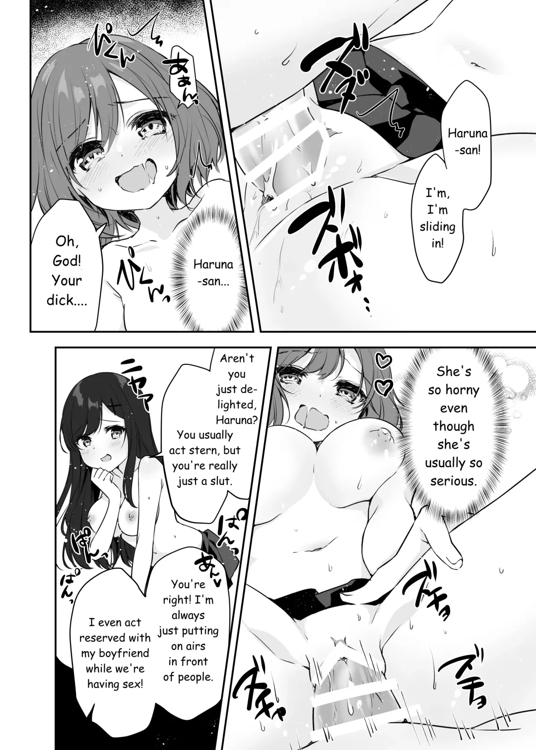 Boku no Onee-chan to Tomodachi wo Nemurasete Osottemitara Kaeriuchi ni Atta | The Tables were Turned when I tried to Rape my Sister and her Friends while they were Asleep Fhentai - Page 46