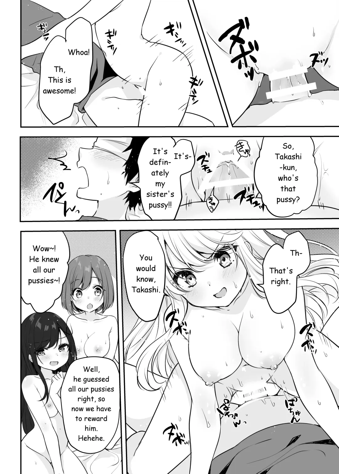 Boku no Onee-chan to Tomodachi wo Nemurasete Osottemitara Kaeriuchi ni Atta | The Tables were Turned when I tried to Rape my Sister and her Friends while they were Asleep Fhentai - Page 52