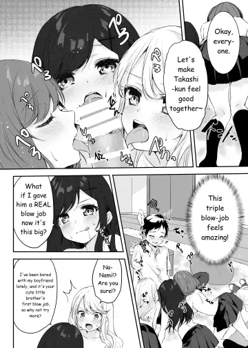 Boku no Onee-chan to Tomodachi wo Nemurasete Osottemitara Kaeriuchi ni Atta | The Tables were Turned when I tried to Rape my Sister and her Friends while they were Asleep Fhentai - Page 22